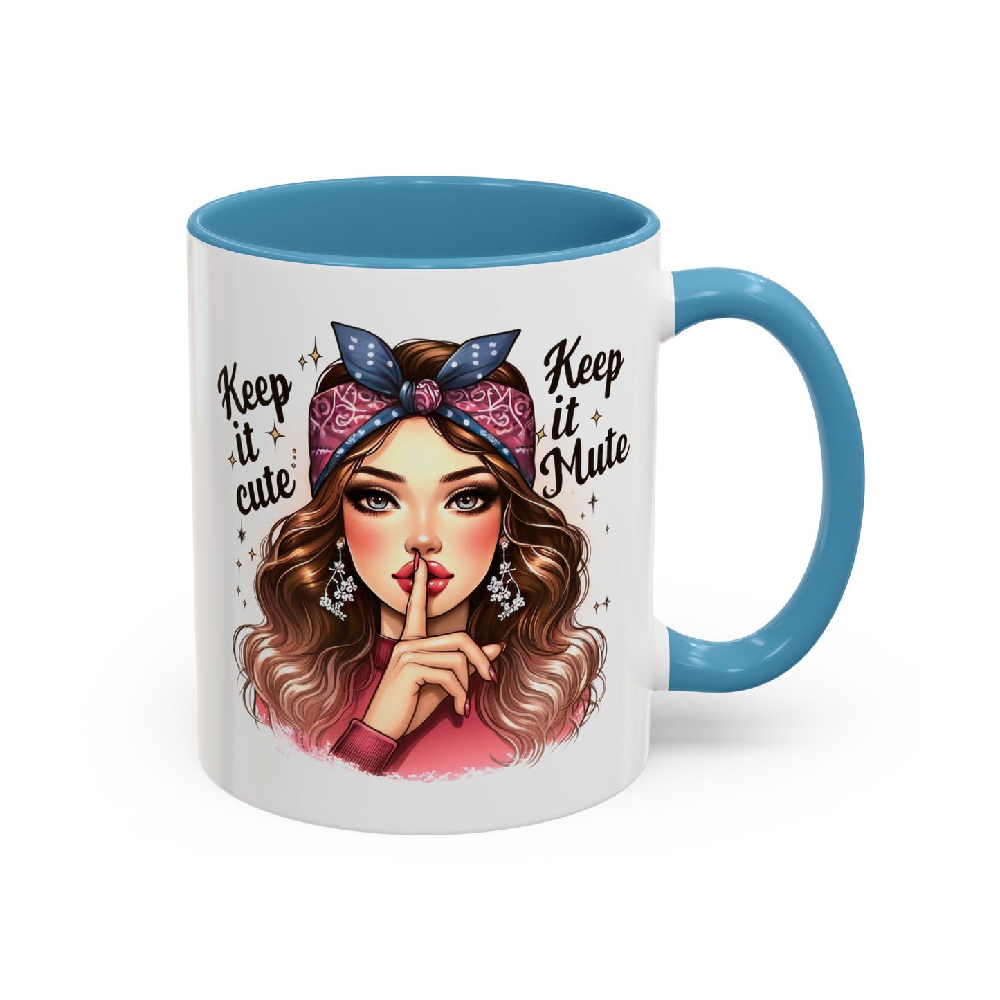 Humor Mug - Keep It Cute Keep It Mute