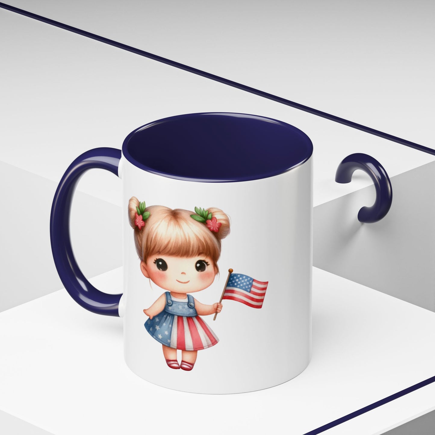 4th of July - American Girl Flag