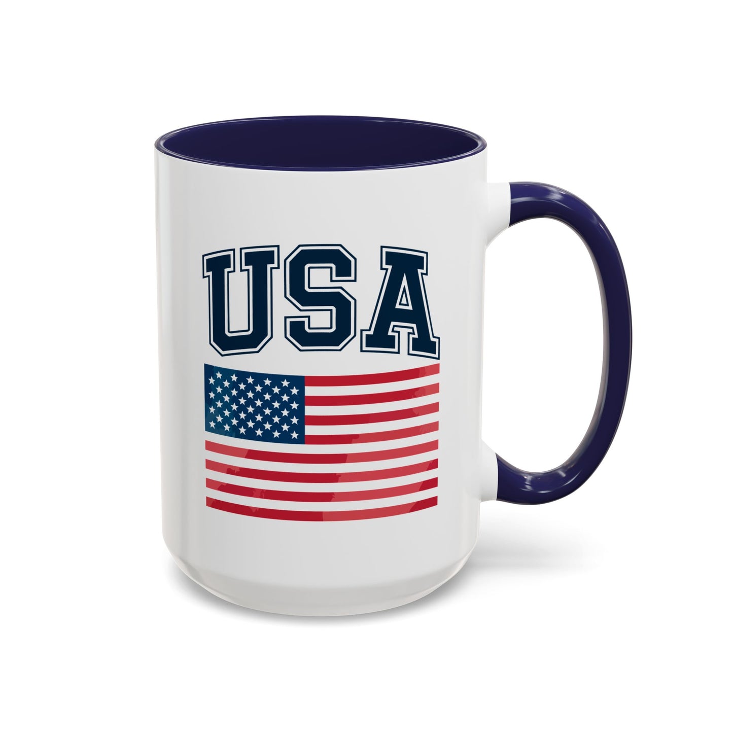 4th of July Mug - USA & Flag
