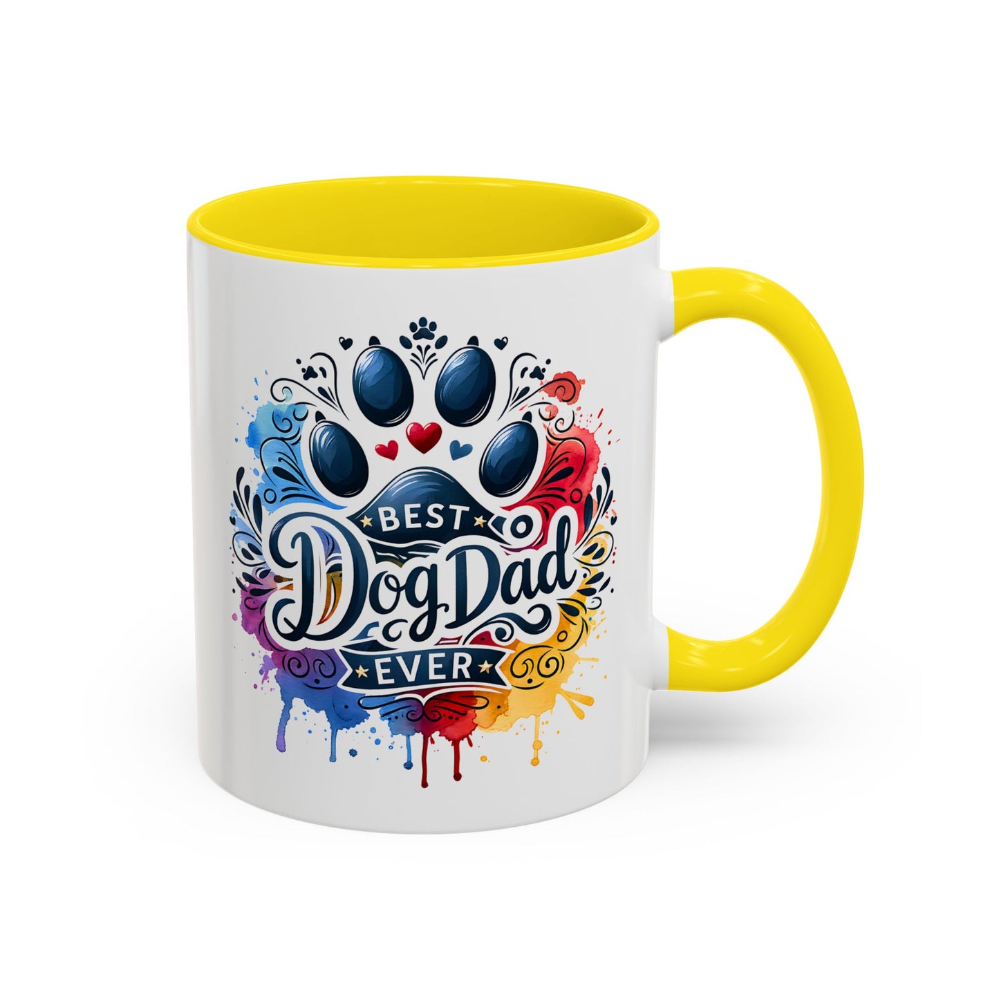 Animal Mug - Best Dog Dad Ever Paw