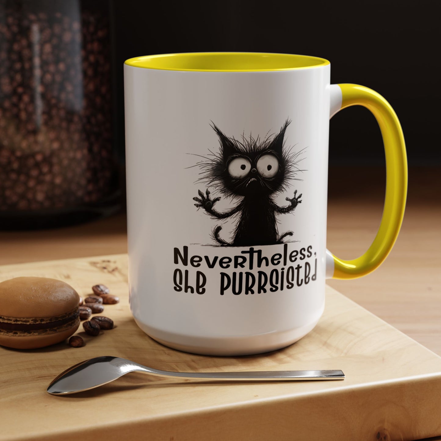 Animal Mug - Nevertheless, She Purrsisted