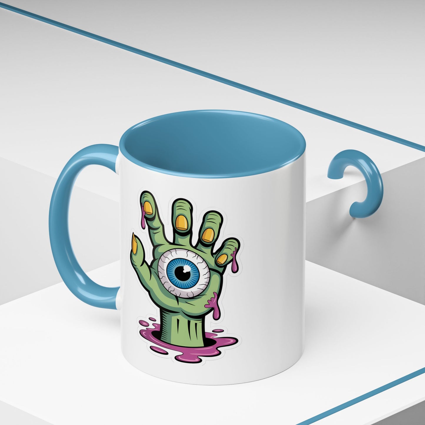 Halloween Mug - Eye Ball Hand