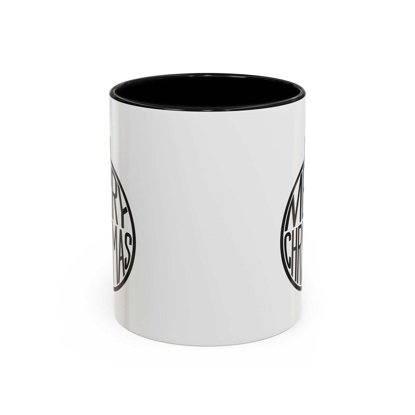 Christmas Mug - Merry Christmas Black Text Ornament