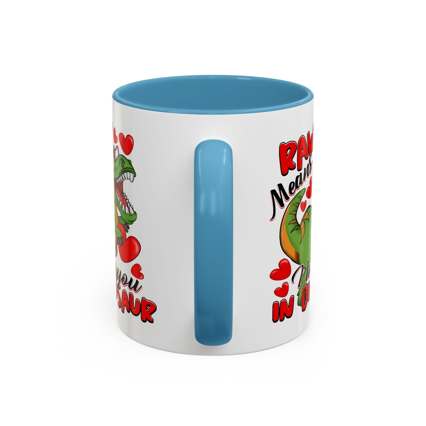 Anniversary Mug - Rawr Means I Love You