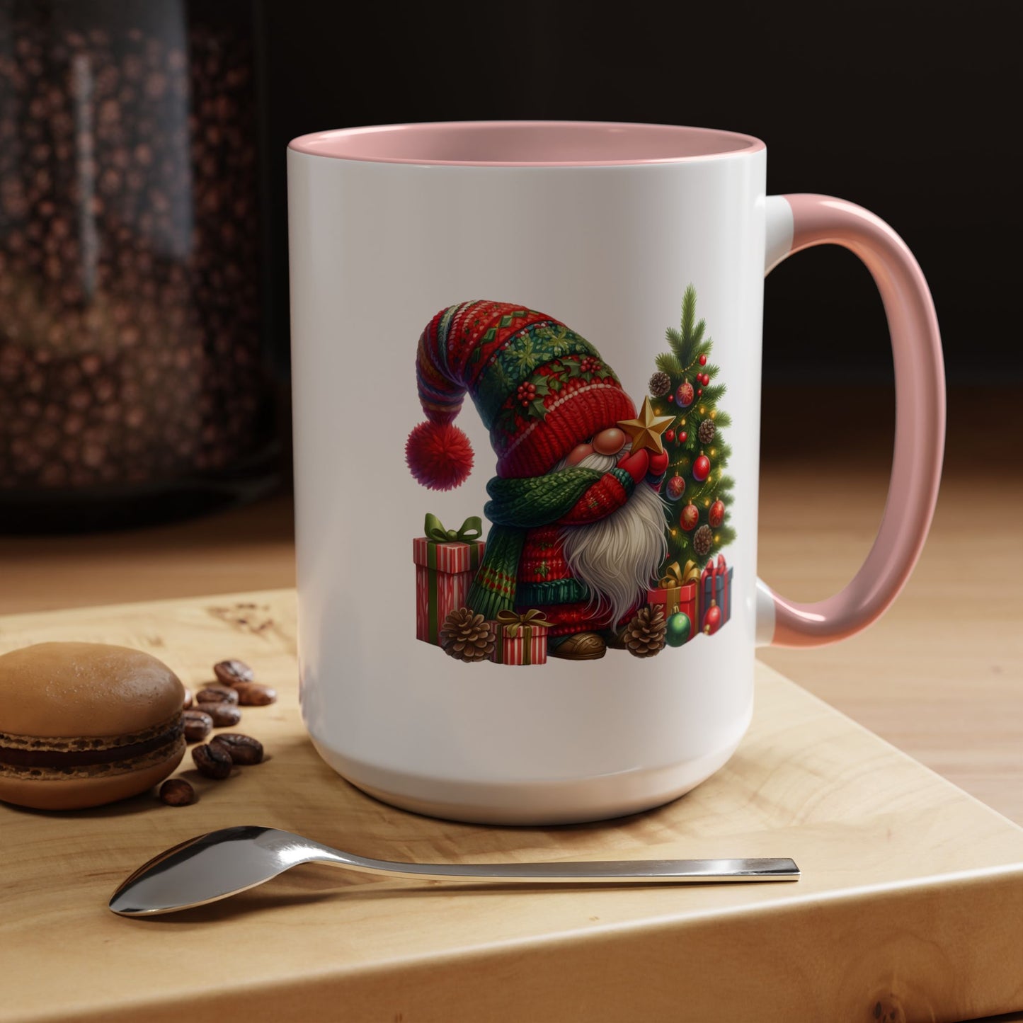 Christmas Mug - Gnome with Christmas Tree Star