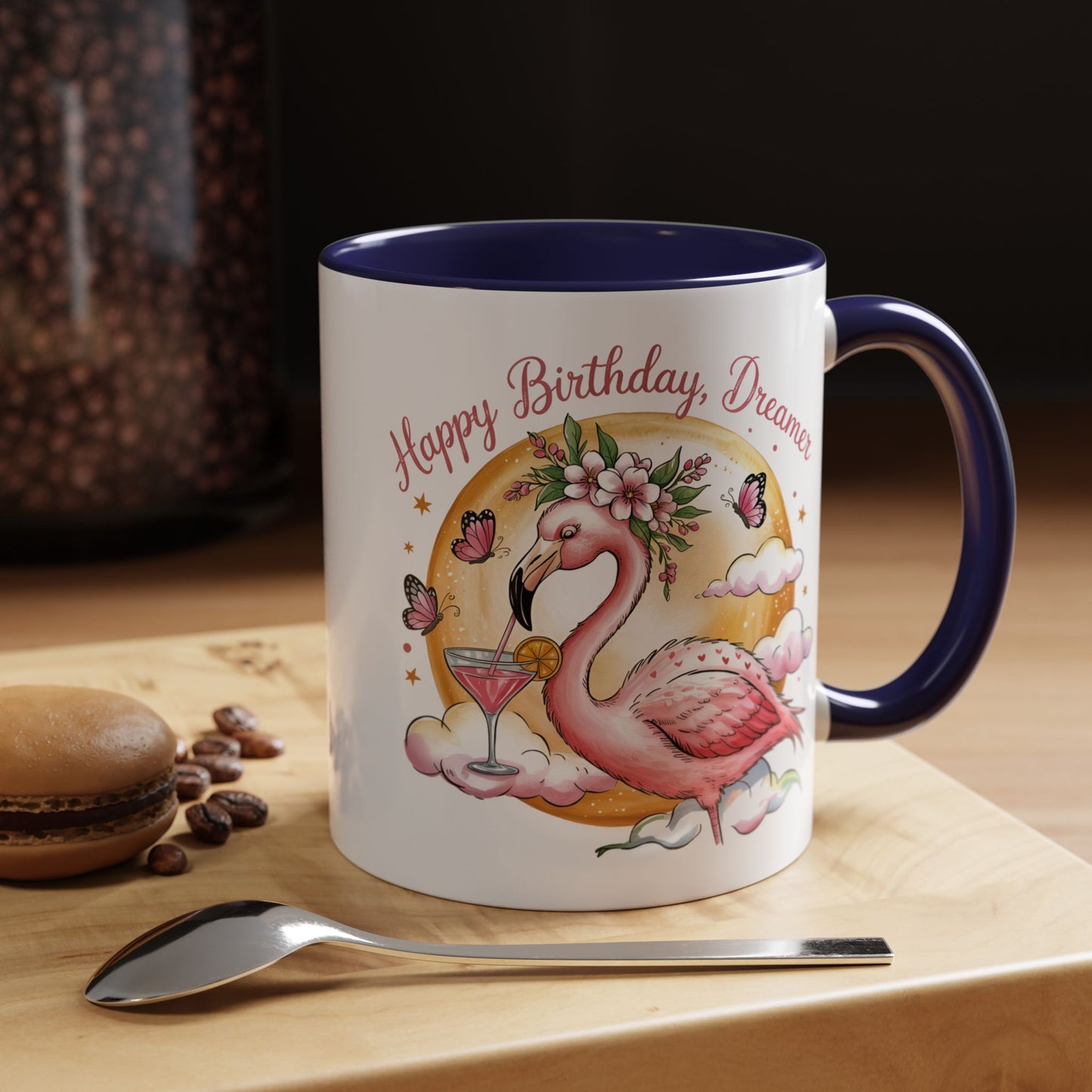 Birthday Mug - Pink Flamingo