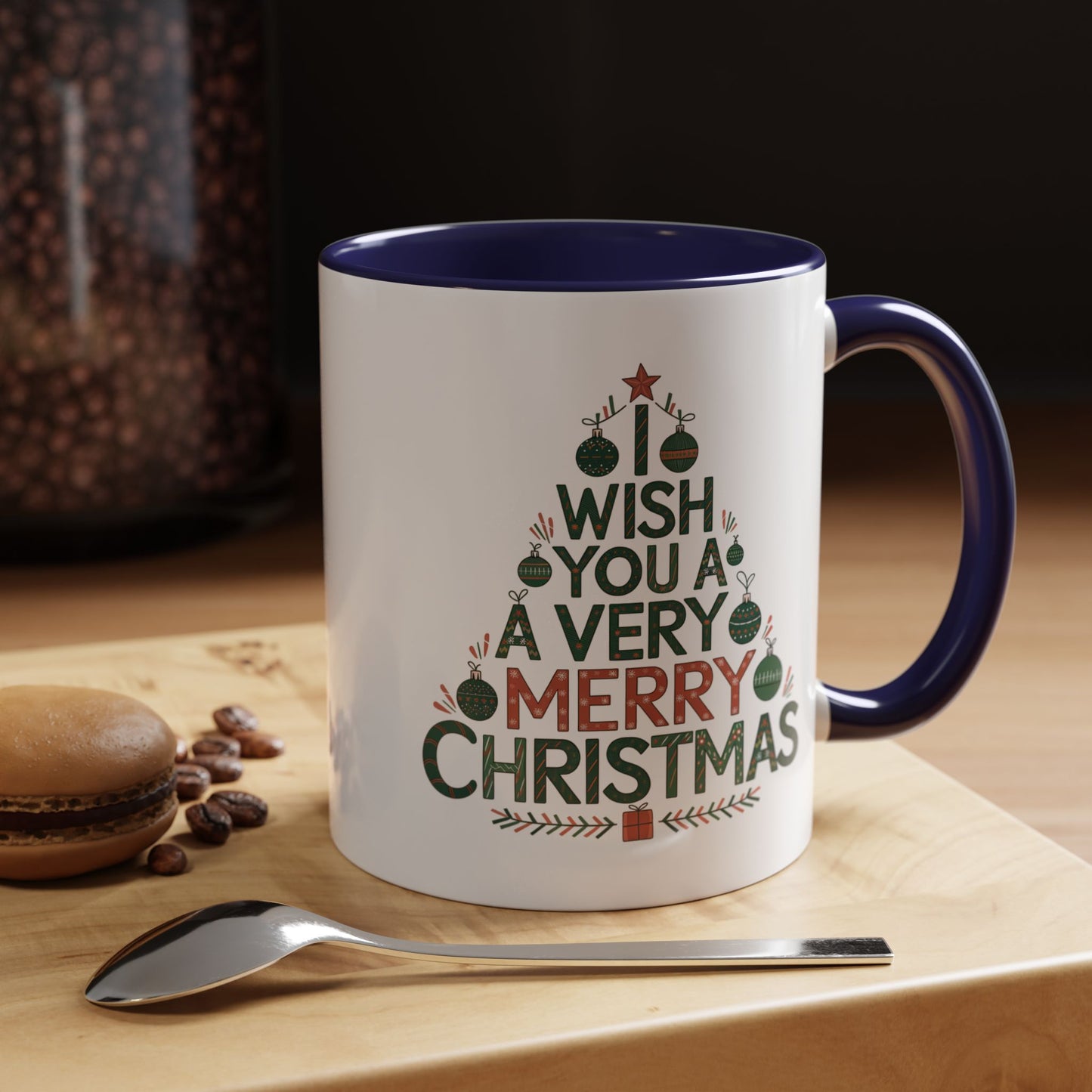 Christmas Mug - I Wish You a Merry Christmas Tree