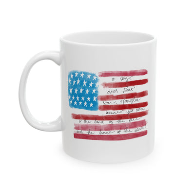 4th of July Mug - USA Flag