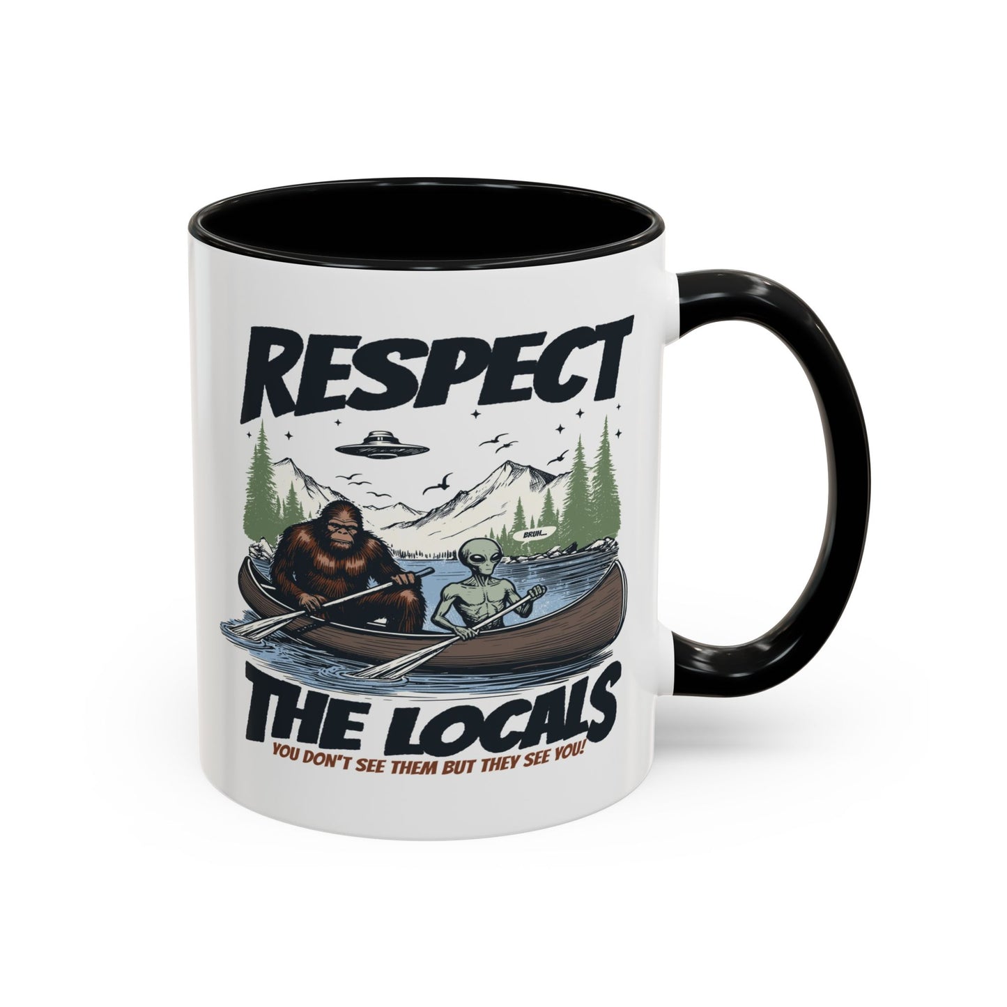 Alien Mug - Respect The Locals