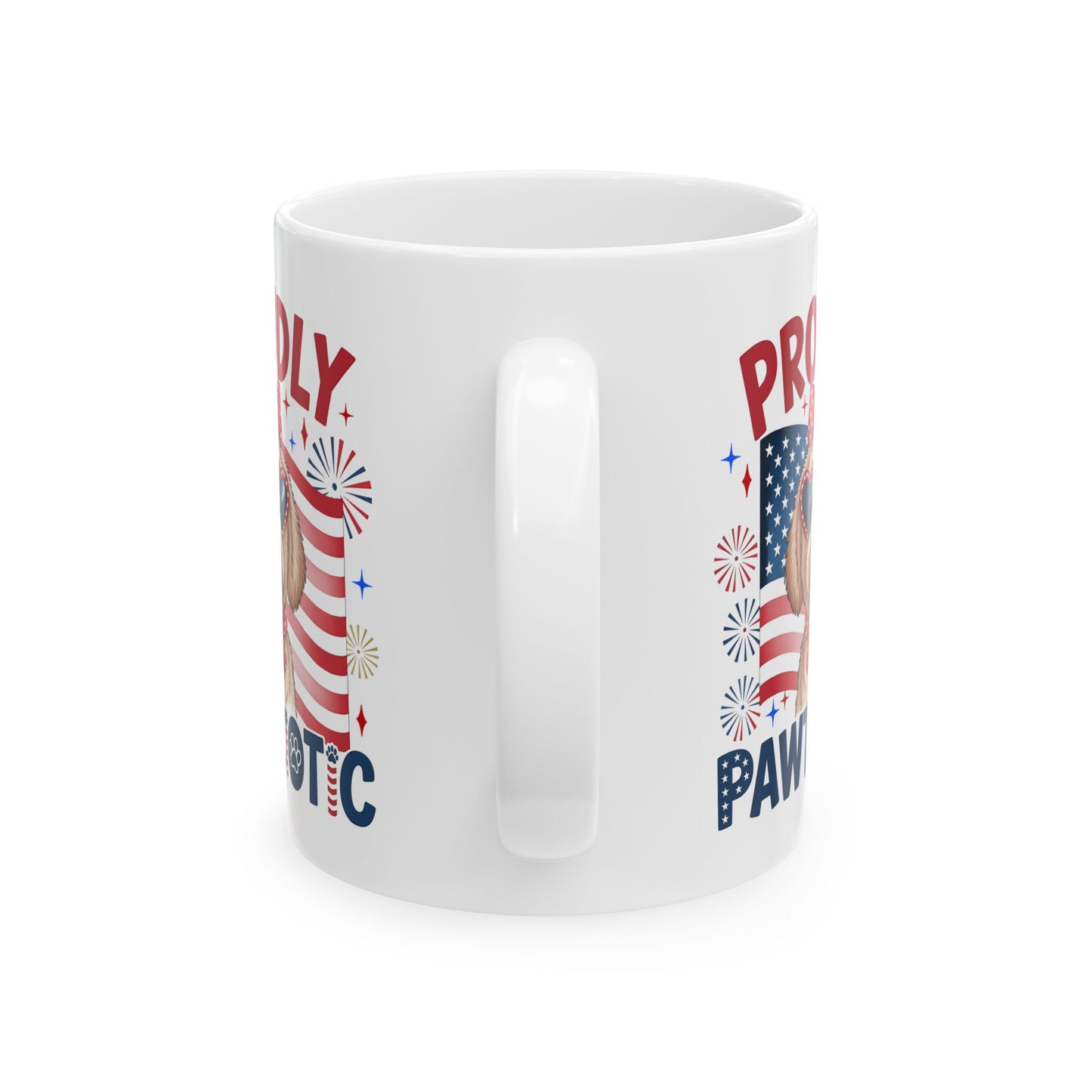 4th of July Mug - Proudly Pawtriotic