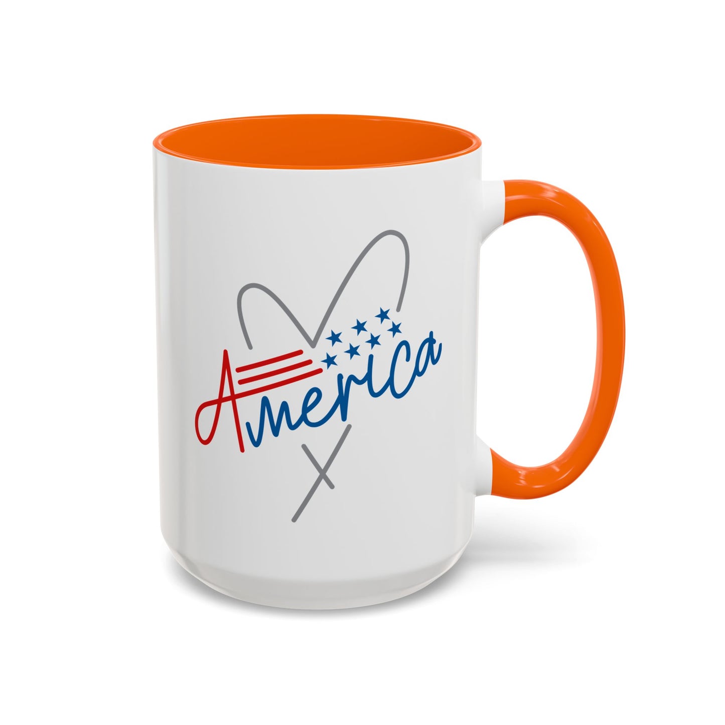 4th of July Mug - America Heart