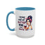 Humor Mug - I'm Made Out of Glitter Wine and Anxiety