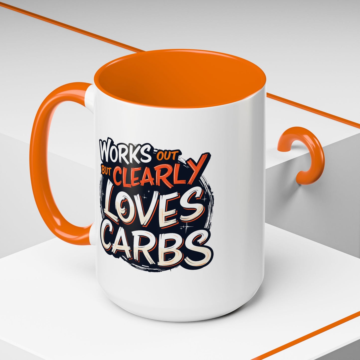Adult Mug - Works Out But