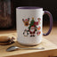Christmas - Merry Christmas White Text Santa Reindeer Penguin Fox