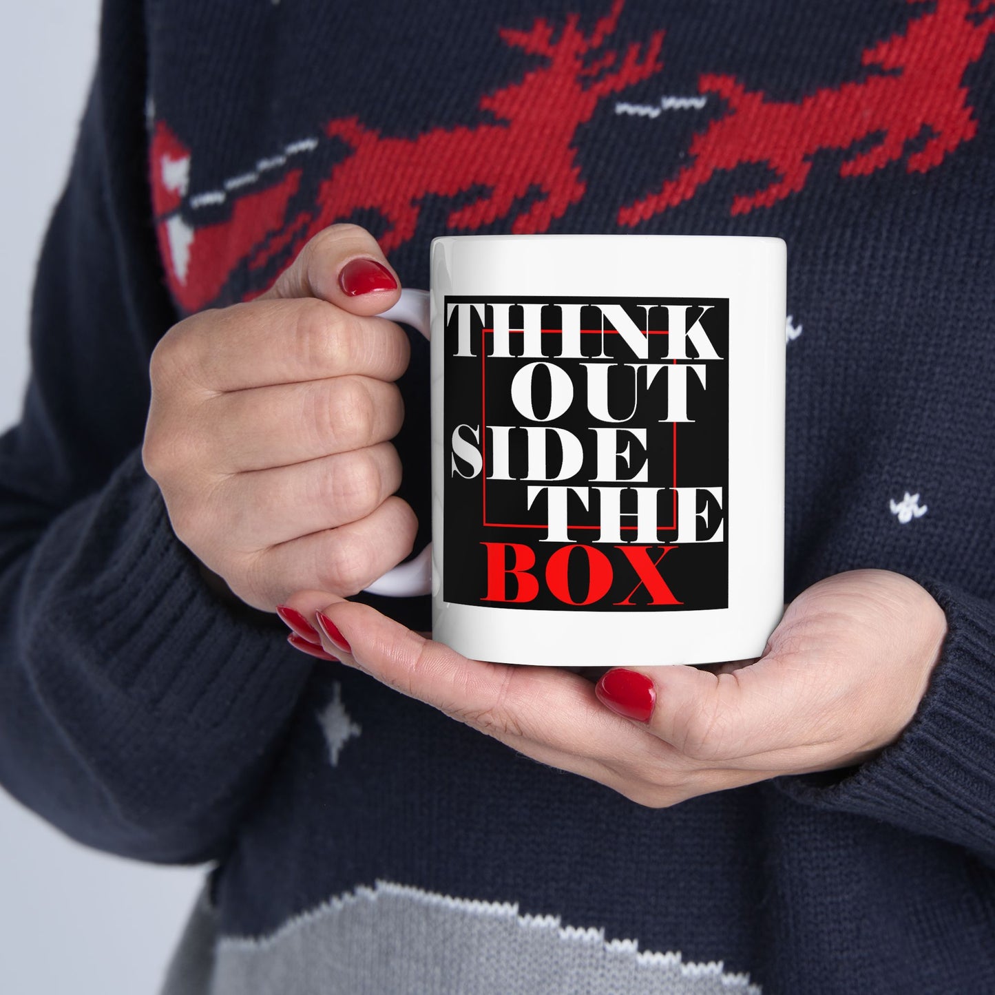Motivation Mug - Think Outside The Box 3