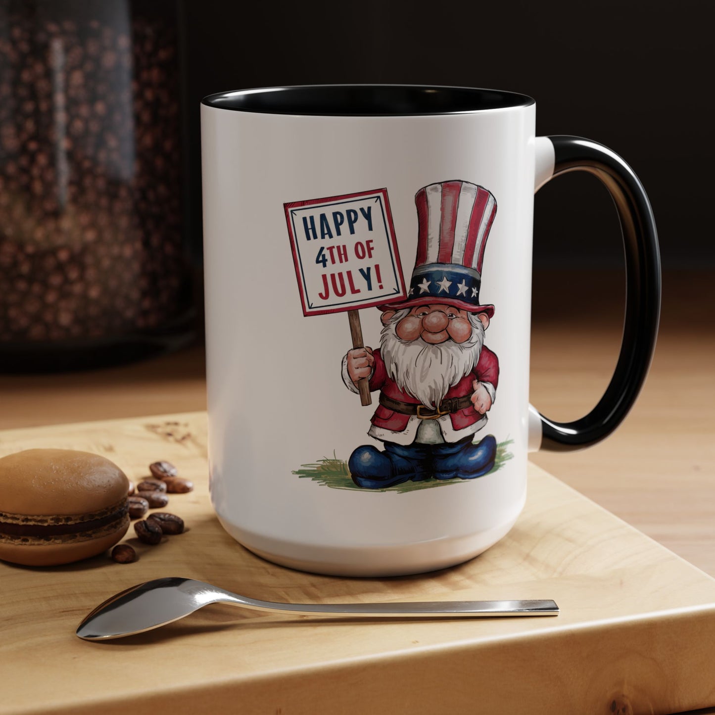 4th of July Mug - American Gnome 8