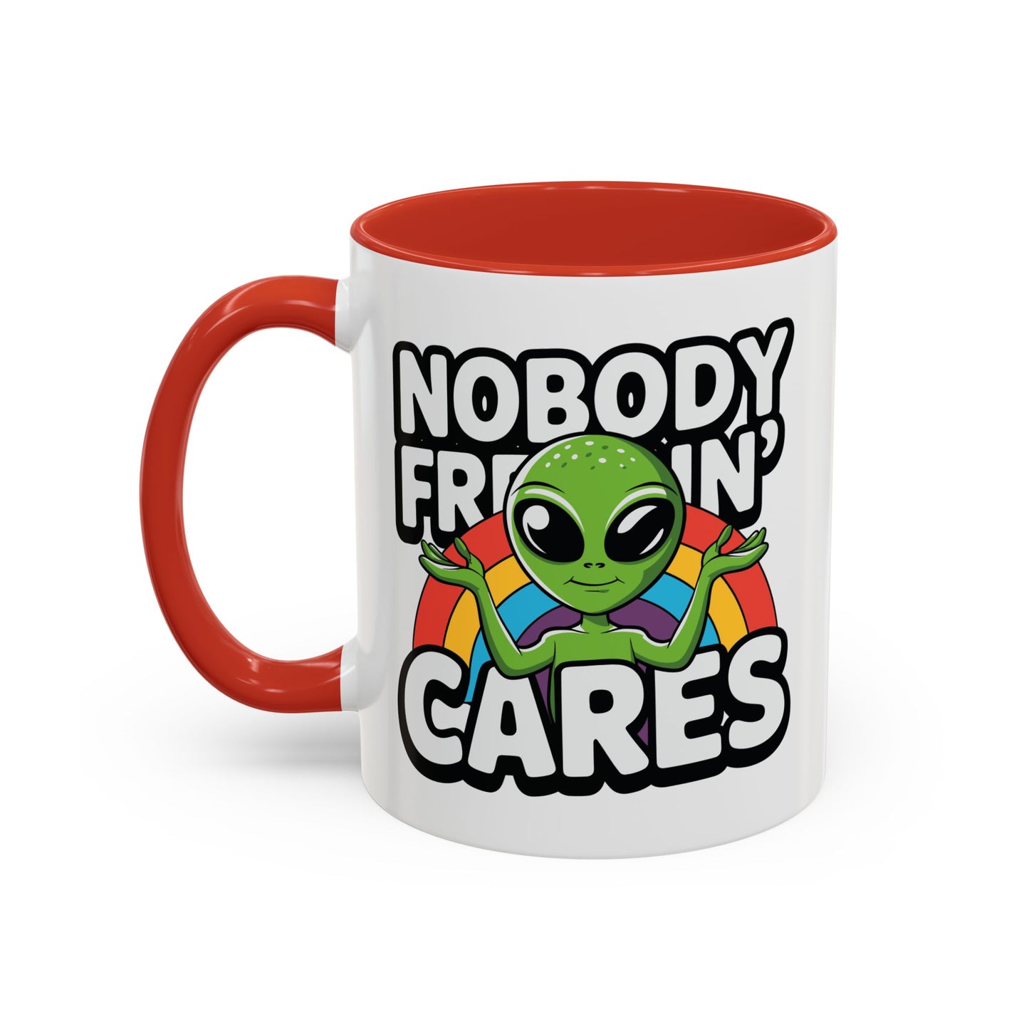 Alien Mug - Nobody Freakin Cares
