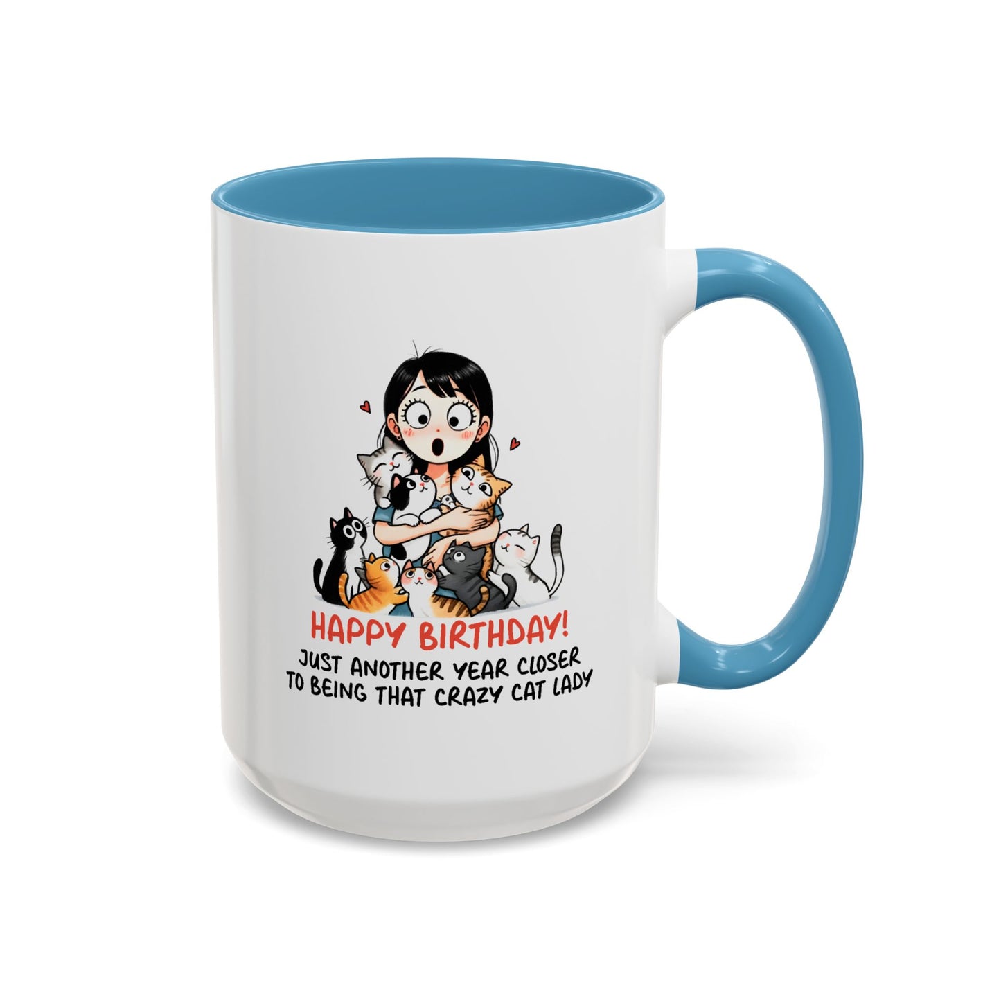Birthday Mug - Crazy Cat Lady