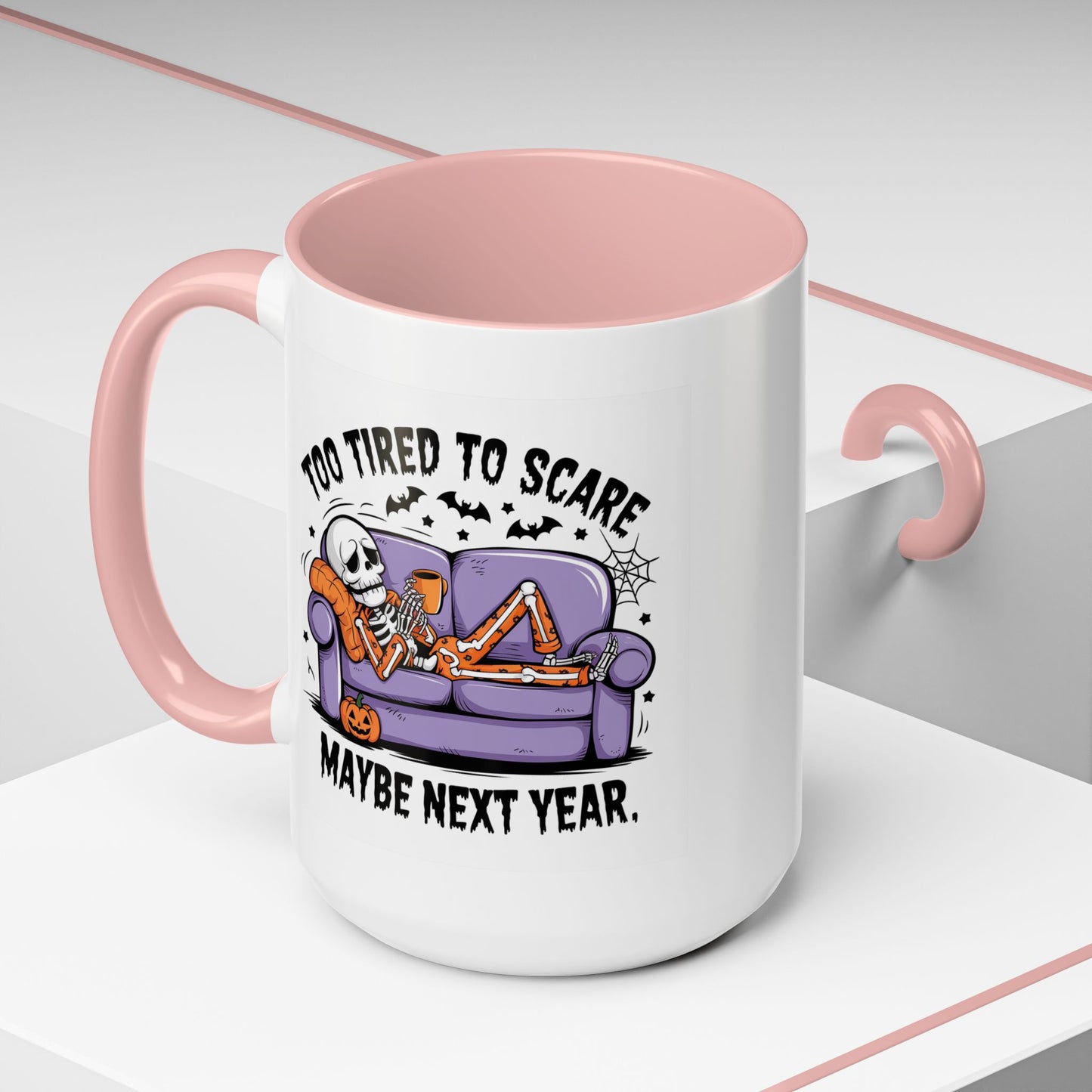 Halloween Mug - Too Tired To Scare