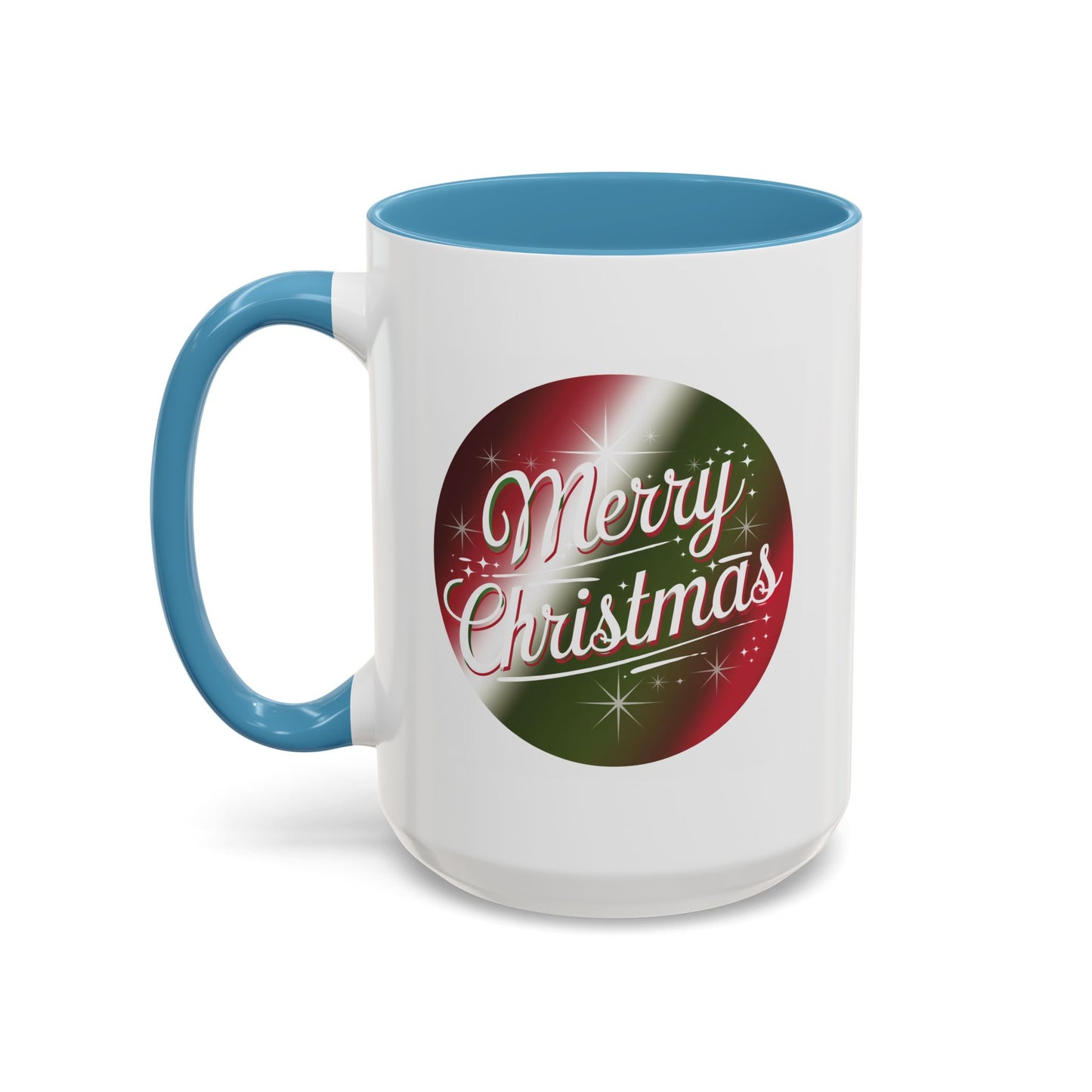 Christmas Mug - Merry Christmas White and Red Text Decoration