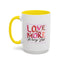 Wellness Mug - Love More Worry Less Frame