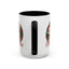 Christmas Mug - Merry Christmas Red Text Cat Presents Wreath