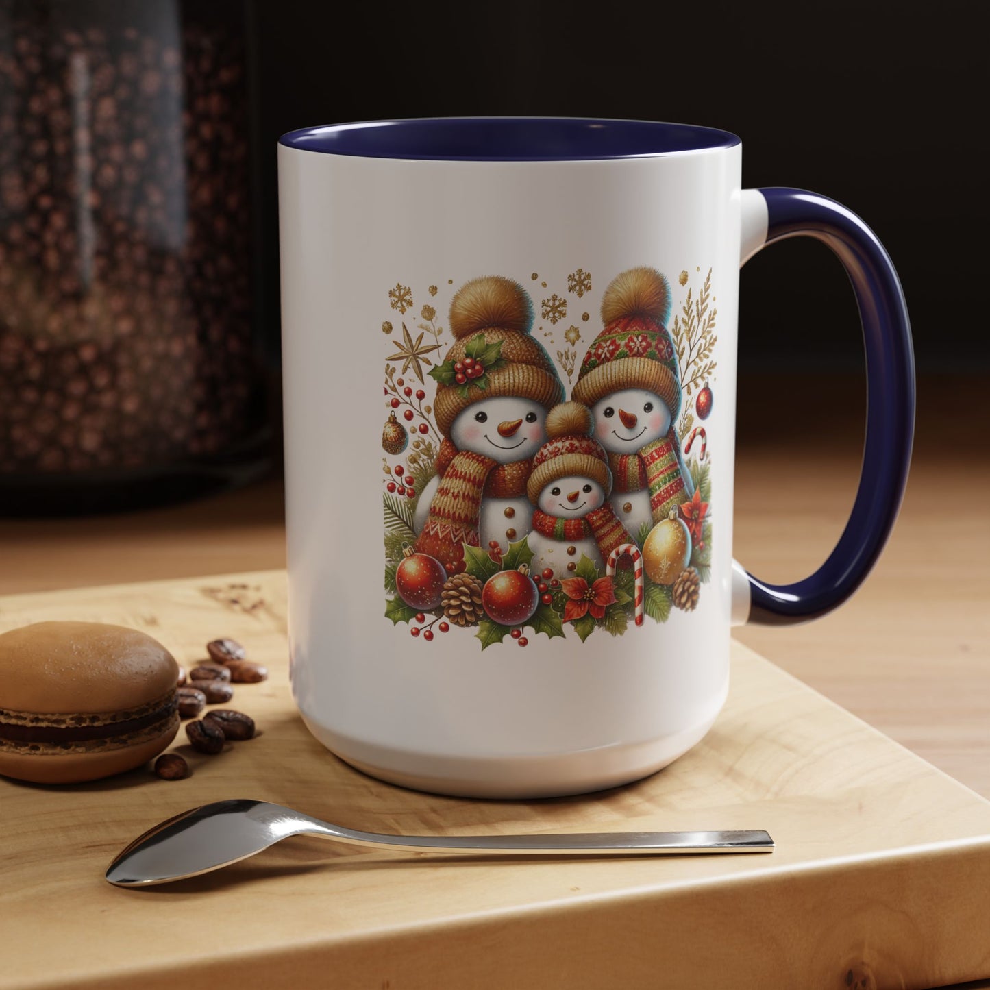 Christmas Mug - Gingerbread Snowman Family 3