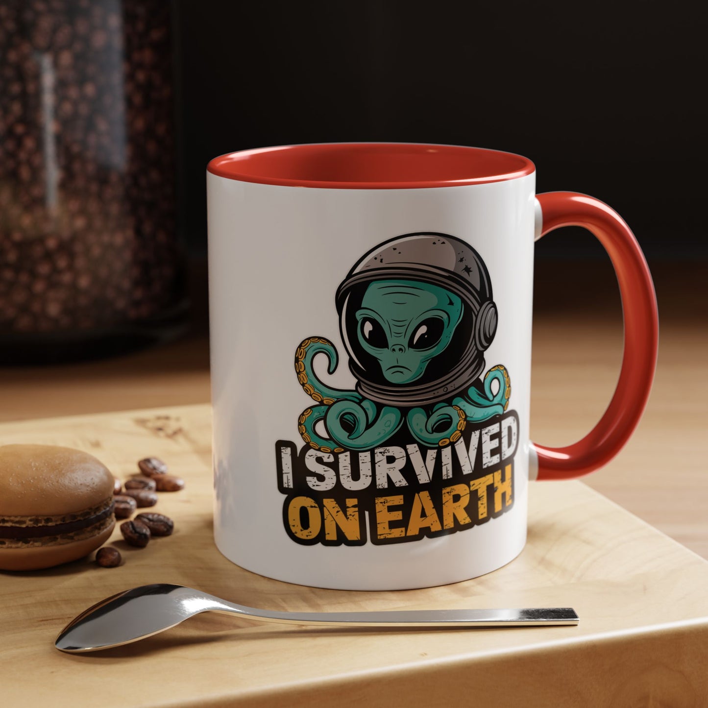 Alien Mug - I Survived On Earth