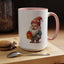 Christmas Mug - Old Gnome with Present