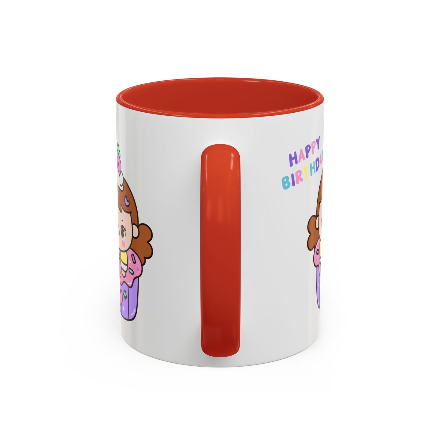 Birthday Mug - Cute Girl Cupcake