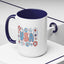 4th of July Mug - USA Preppy Floral