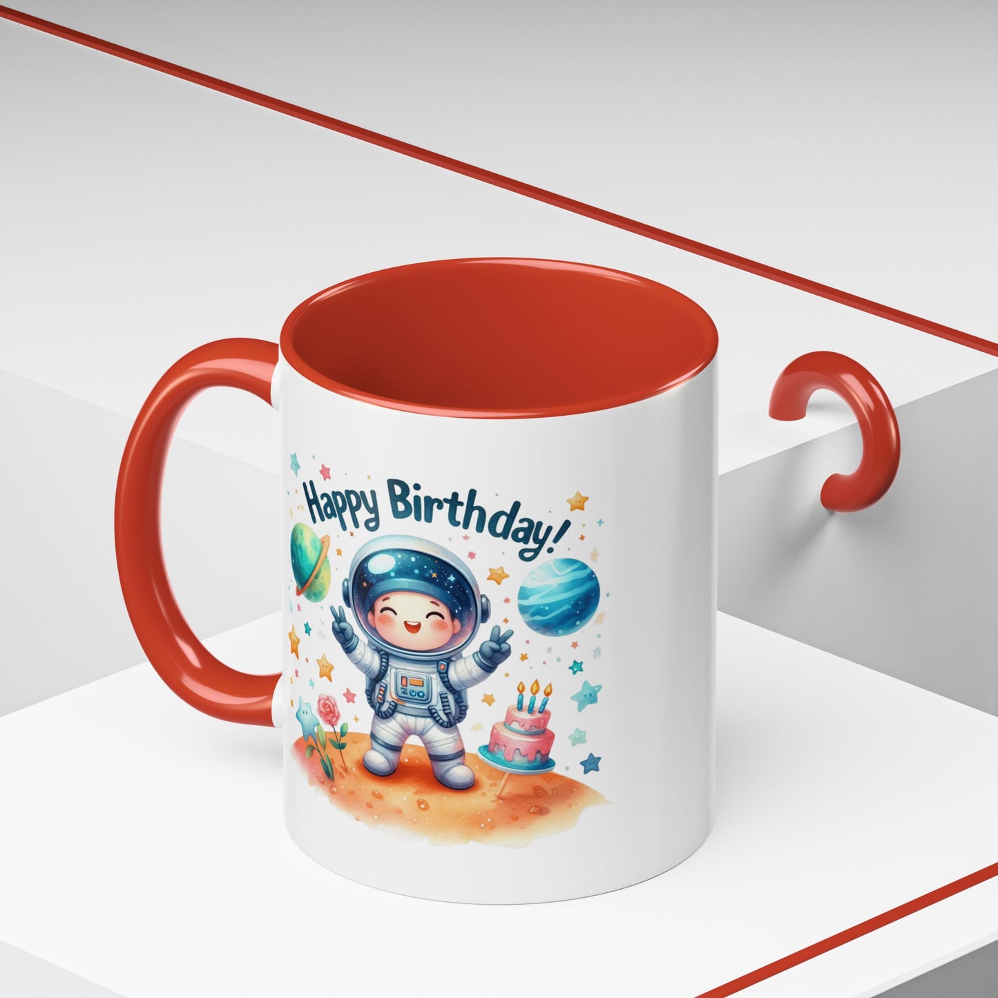 Birthday Mug - Happy Birthday Astronaut