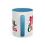 Christmas Mug - Merry Christmas Red & Green Text Bow