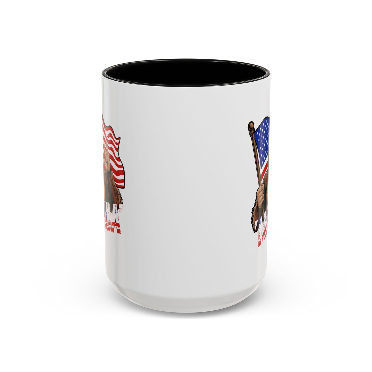 4th of July Mug - Bigfoot USA Flag