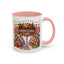 Christmas Mug - Candy Cane Lane White Text Ornaments Candy