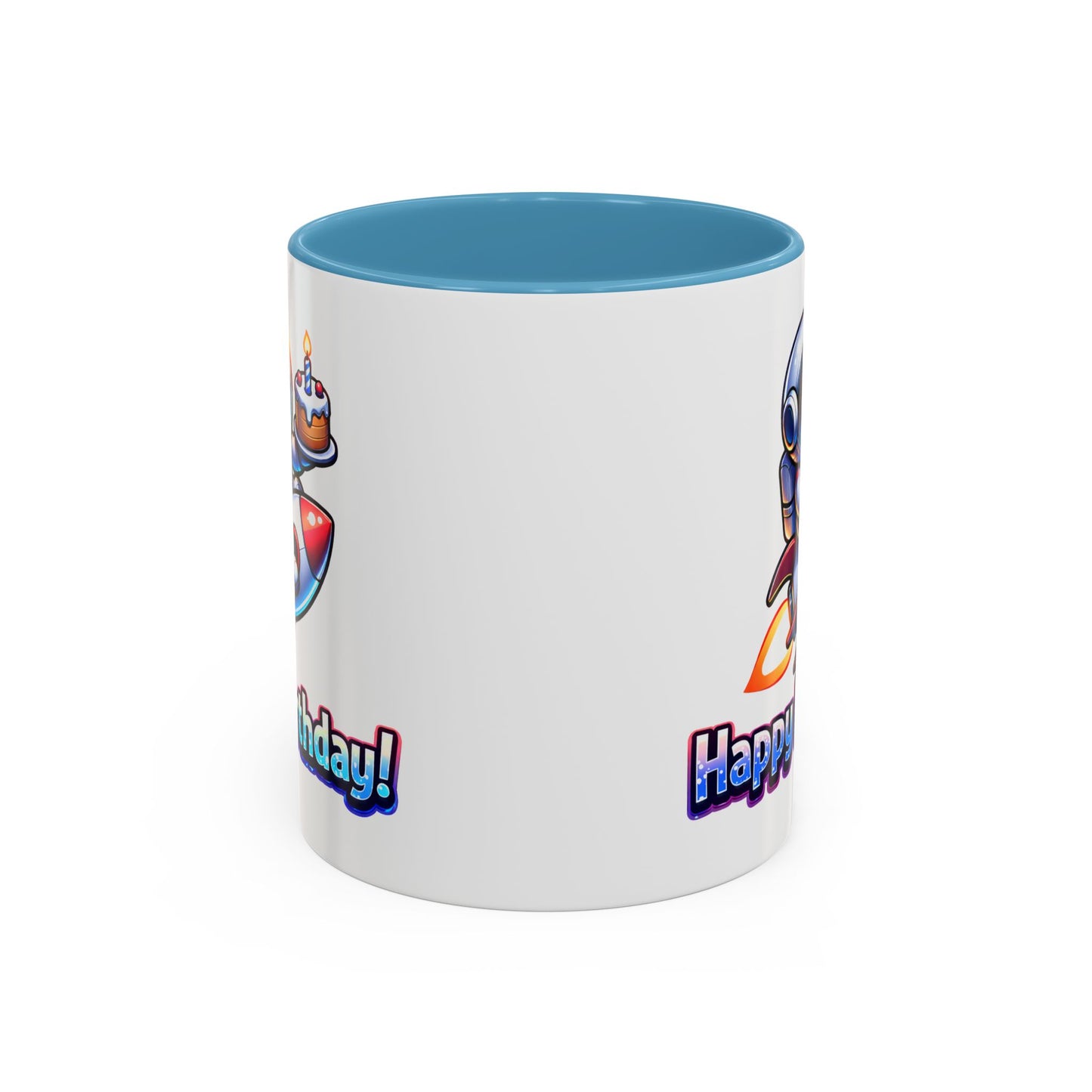Birthday Mug - Astronaut Rocket