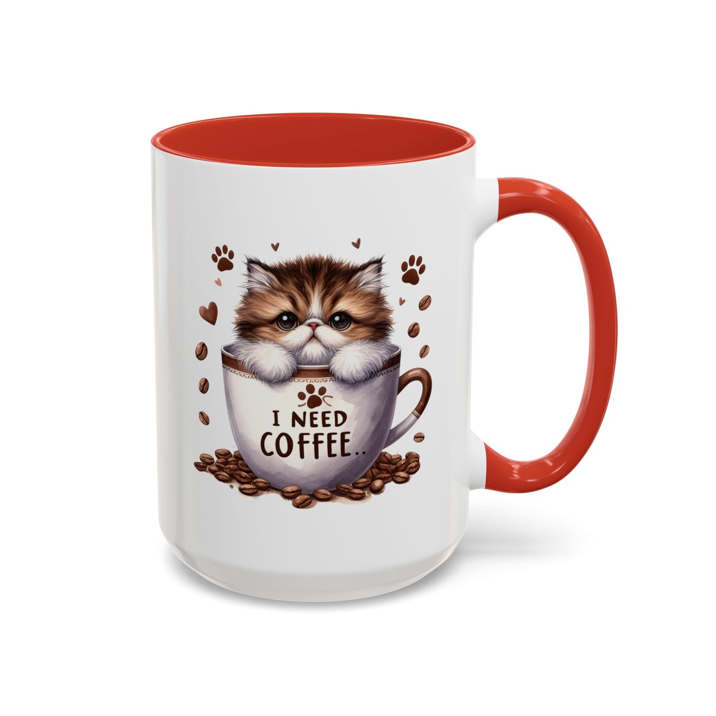Animal Mug - I Need Coffee Kitten