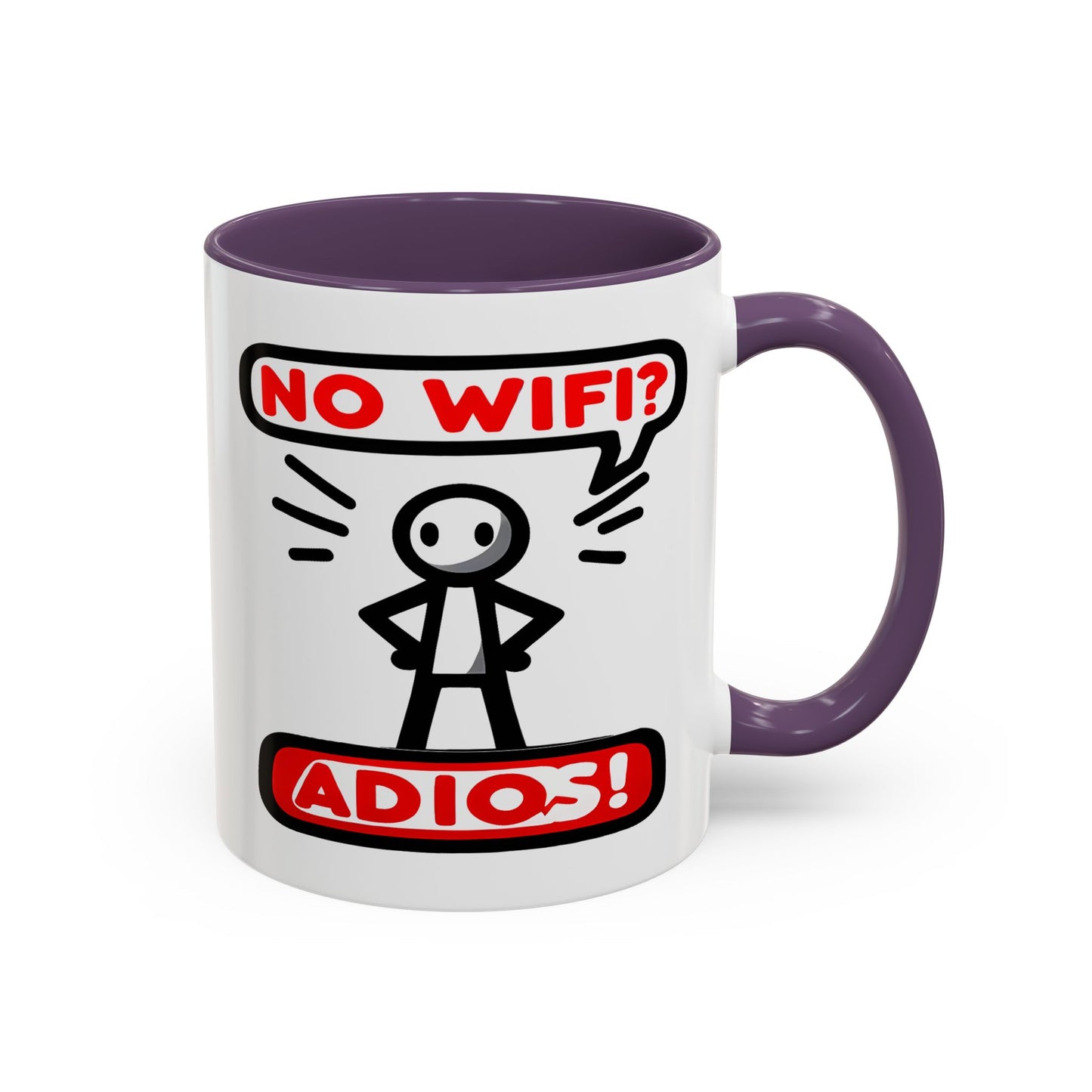Humor Mug - No Wifi? Adios!