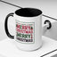 Christmas Mug - Merry Christmas Red Green & Black Text Trees Presents