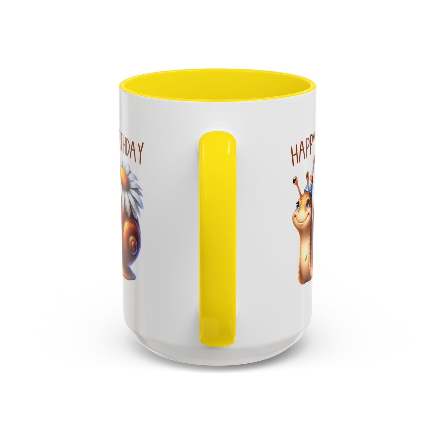 Birthday Mug - Snail Flower
