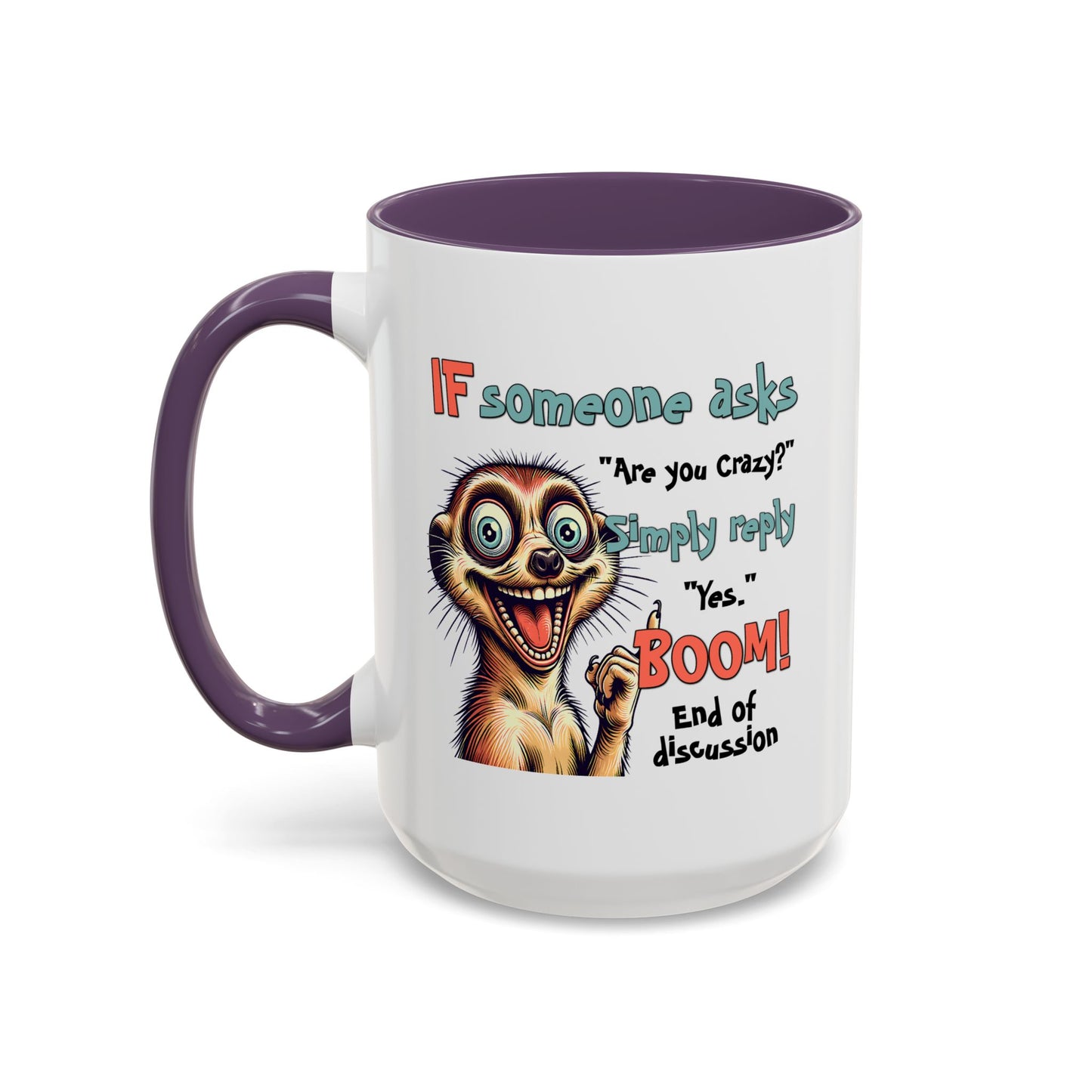 Humor Mug - If Someone Asks Are You Crazy