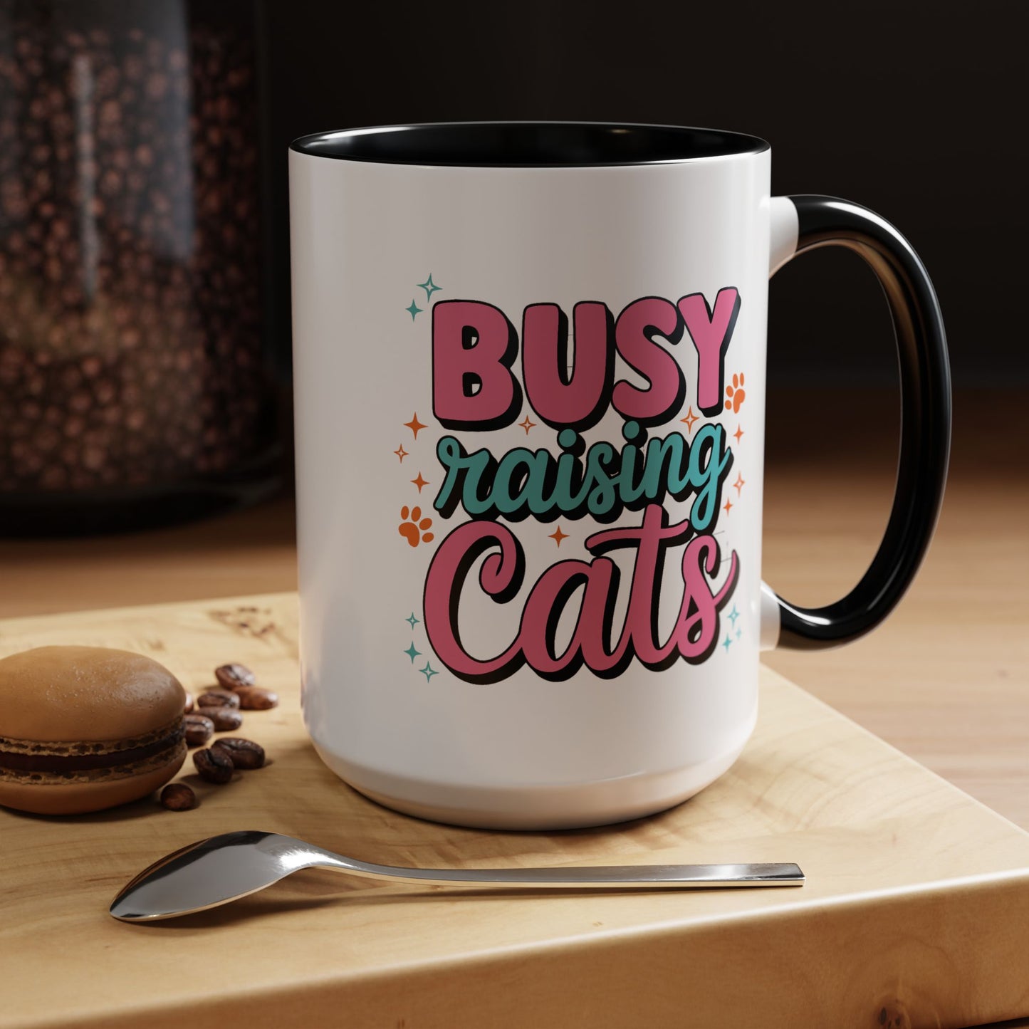 Animal Mug - Busy Raising Cats