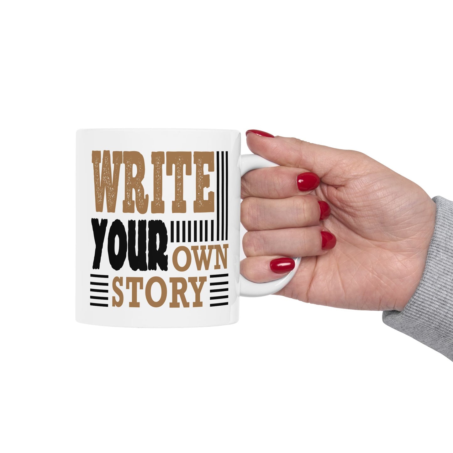 Motivation Mug - Write Your Own Story Poster