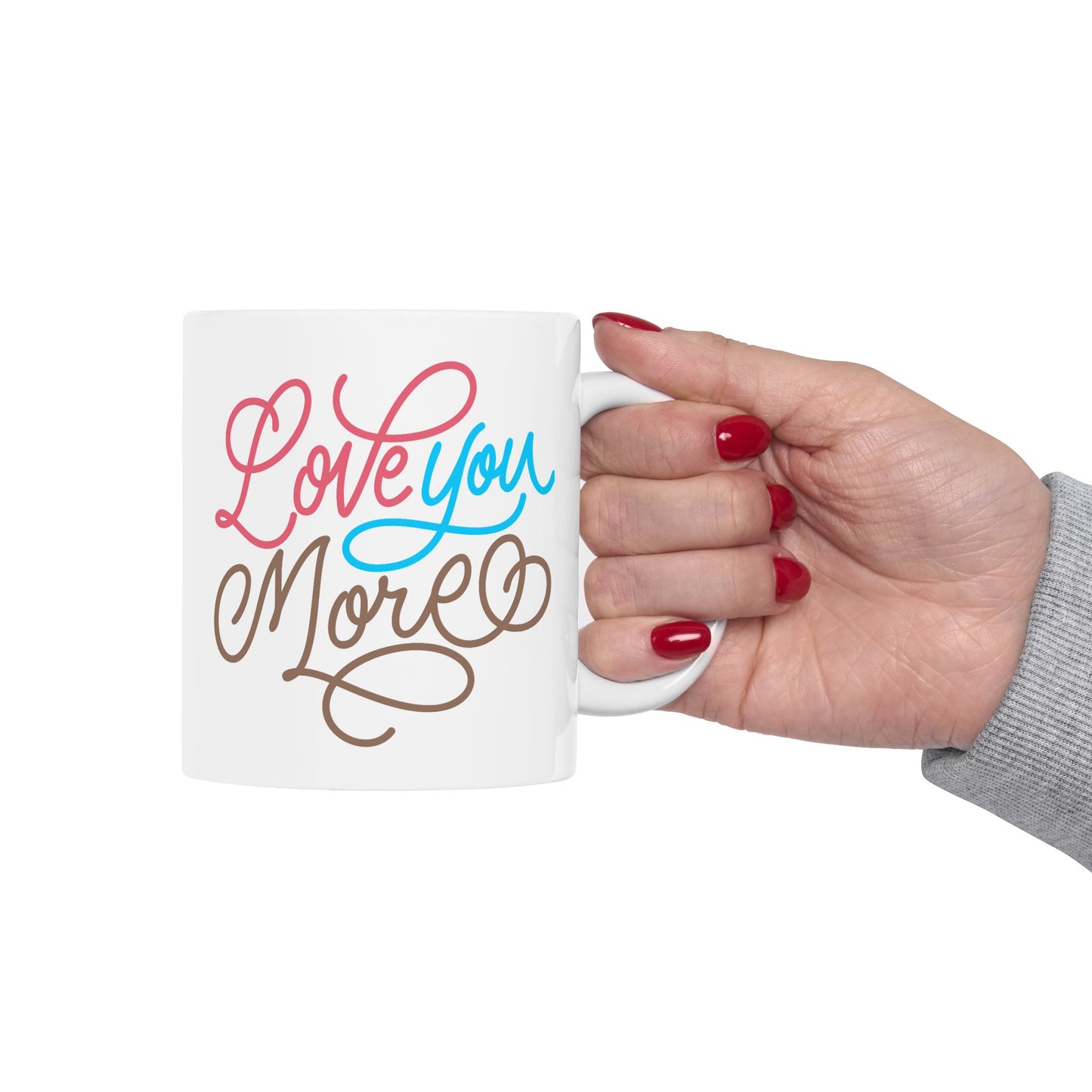 Anniversary Mug - Love You More Graphic