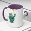 Humor Mug - Monster Drinks Coffee Spill