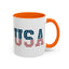 4th of July Mug - USA American Flag