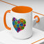 Animal Mug - Dog Paws Heart