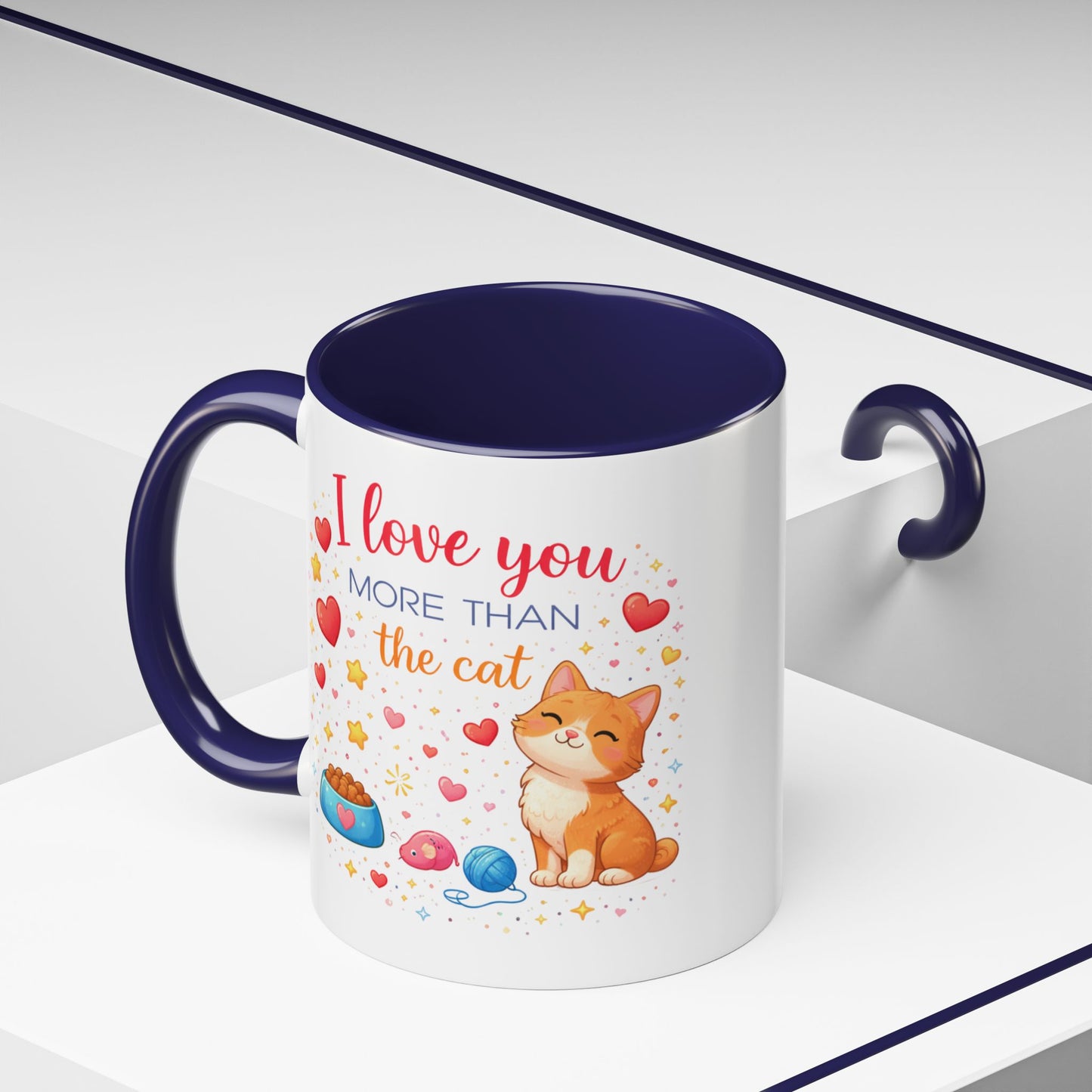 Anniversary Mug - I Love You More Than The Cat