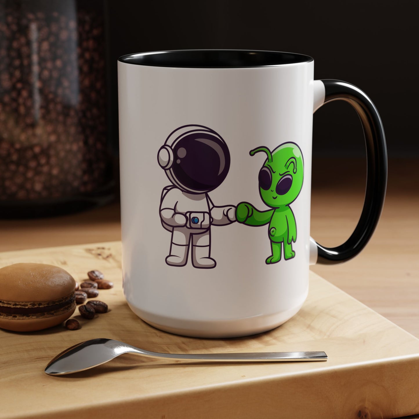 Alien Mug - Astronaut Alien Fist Pump