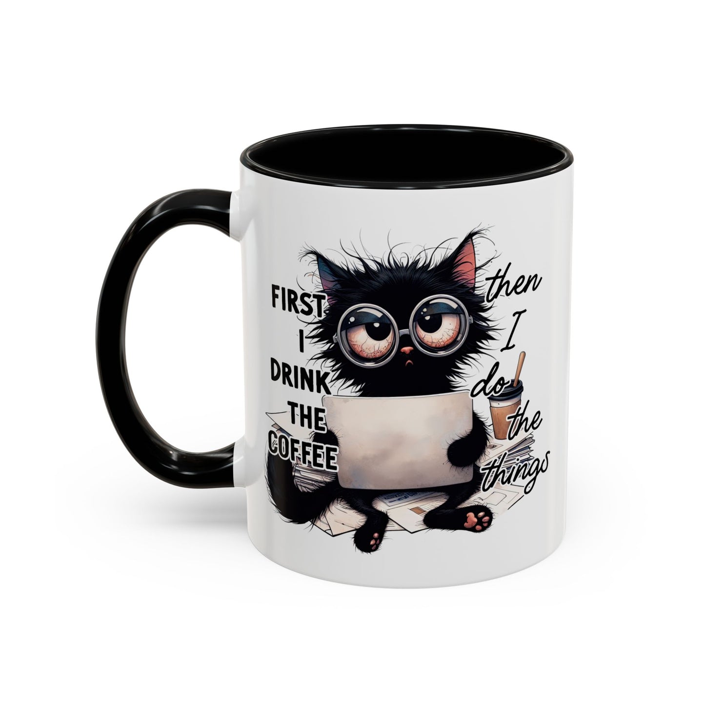 Animal Mug - First I Drink The Coffee